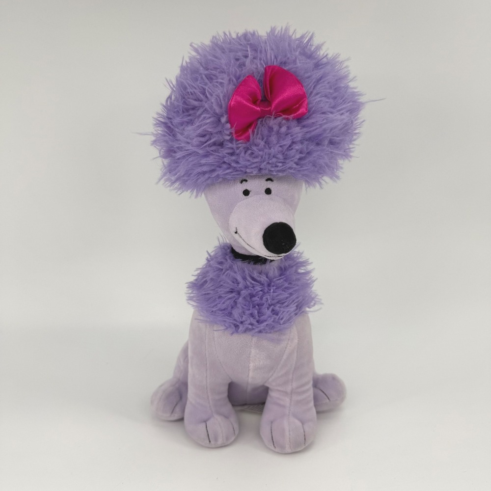 Kohls Cares Cleo Poodle Plush Clifford the Big Red Dog Purple Lavender 11 Inch